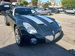 Salvage cars for sale at Rancho Cucamonga, CA auction: 2007 Pontiac Solstice