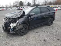 Salvage cars for sale at Grantville, PA auction: 2022 Chevrolet Equinox RS