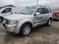 Salvage cars for sale at Pekin, IL auction: 2012 Ford Escape Limited