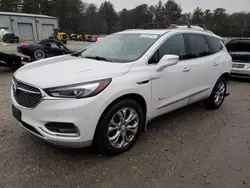 Salvage cars for sale at Mendon, MA auction: 2018 Buick Enclave Avenir