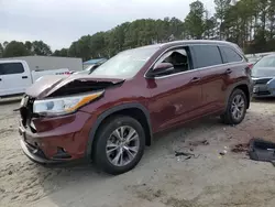 Toyota salvage cars for sale: 2014 Toyota Highlander XLE