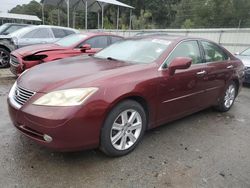 Salvage cars for sale at Savannah, GA auction: 2007 Lexus ES 350