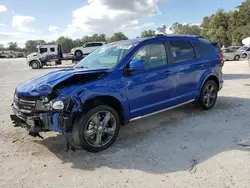 Salvage cars for sale from Copart Ocala, FL: 2015 Dodge Journey Crossroad