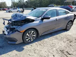 Salvage cars for sale at Savannah, GA auction: 2017 Honda Civic EX