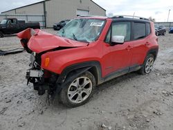 Jeep salvage cars for sale: 2018 Jeep Renegade Limited