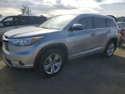 Toyota salvage cars for sale: 2016 Toyota Highlander Limited