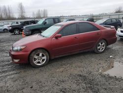 Toyota salvage cars for sale: 2005 Toyota Camry LE