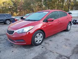 KIA salvage cars for sale: 2016 KIA Forte LX