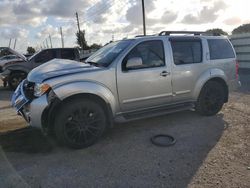 Salvage cars for sale from Copart Miami, FL: 2008 Nissan Pathfinder S