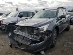 Salvage cars for sale at Cahokia Heights, IL auction: 2017 Subaru Outback 2.5I Limited