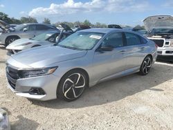 Salvage cars for sale at Arcadia, FL auction: 2022 Honda Accord Sport