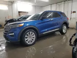 Salvage cars for sale at Madisonville, TN auction: 2022 Ford Explorer Limited