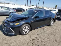 Salvage cars for sale from Copart Van Nuys, CA: 2021 Toyota Camry LE