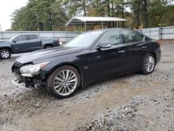 Infiniti salvage cars for sale: 2018 Infiniti Q50 Luxe