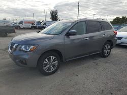 Nissan salvage cars for sale: 2019 Nissan Pathfinder S