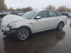 Salvage cars for sale at Woodburn, OR auction: 2008 Ford Taurus Limited