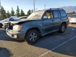 Salvage cars for sale at Rancho Cucamonga, CA auction: 1999 Toyota Land Cruiser