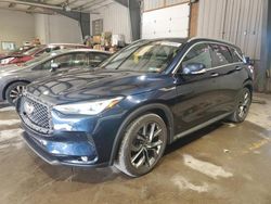 Salvage cars for sale at West Mifflin, PA auction: 2019 Infiniti QX50 Essential