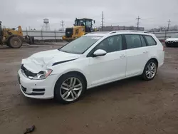 Volkswagen salvage cars for sale: 2015 Volkswagen Golf Sportwagen TDI S