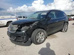 Salvage cars for sale at Houston, TX auction: 2017 Chevrolet Traverse LT