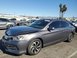 Salvage cars for sale at Van Nuys, CA auction: 2017 Honda Accord EXL