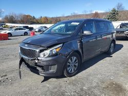 KIA salvage cars for sale: 2016 KIA Sedona LX