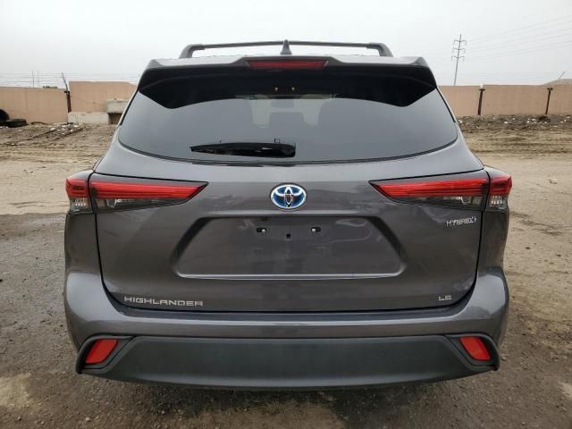 2022 Toyota Highlander Hybrid LE