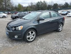 Salvage cars for sale from Copart Madisonville, TN: 2015 Chevrolet Sonic LTZ