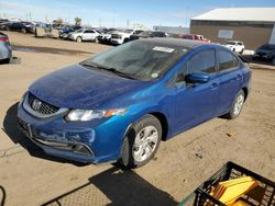 Honda salvage cars for sale: 2014 Honda Civic LX