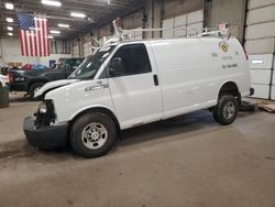 Salvage trucks for sale at Blaine, MN auction: 2014 Chevrolet Express G2500