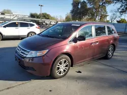 2012 Honda Odyssey EXL en venta en Sacramento, CA