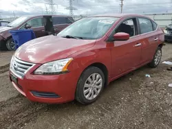 Salvage cars for sale at Elgin, IL auction: 2014 Nissan Sentra S