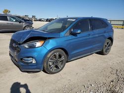 Salvage cars for sale at Wichita, KS auction: 2019 Ford Edge ST