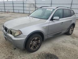 BMW x3 salvage cars for sale: 2006 BMW X3 3.0I