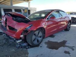 Salvage cars for sale at West Palm Beach, FL auction: 2018 Tesla Model 3