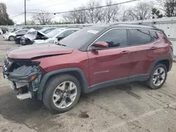 Salvage cars for sale at Moraine, OH auction: 2021 Jeep Compass Limited