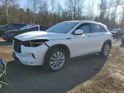 Salvage cars for sale from Copart Cookstown, ON: 2019 Infiniti QX50 Essential