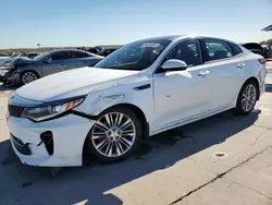 Salvage cars for sale at Grand Prairie, TX auction: 2016 KIA Optima SXL