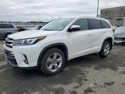 Salvage cars for sale at Fredericksburg, VA auction: 2018 Toyota Highlander Limited