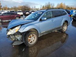 Salvage cars for sale at Woodburn, OR auction: 2010 Subaru Outback 3.6R Limited