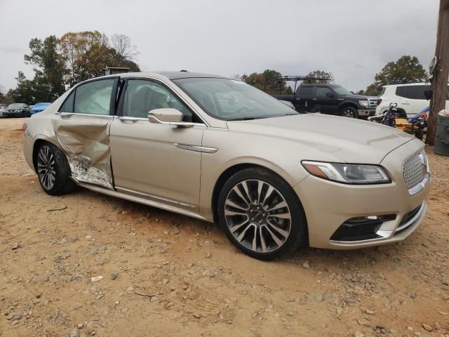 2017 Lincoln Continental Reserve