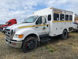 Salvage trucks for sale at Anderson, CA auction: 2004 Ford F650 Super Duty