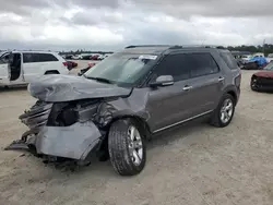 Salvage cars for sale at Houston, TX auction: 2013 Ford Explorer Limited