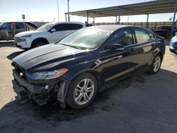 Salvage cars for sale at Anthony, TX auction: 2018 Ford Fusion SE