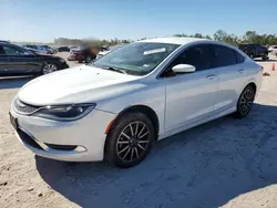 Salvage cars for sale at Houston, TX auction: 2015 Chrysler 200 Limited