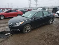 Salvage cars for sale at Elgin, IL auction: 2015 Hyundai Sonata SE