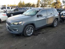 Salvage cars for sale at Denver, CO auction: 2020 Jeep Cherokee Latitude Plus