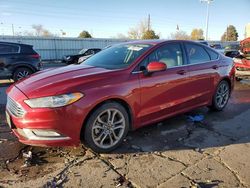 Salvage cars for sale at Littleton, CO auction: 2017 Ford Fusion SE