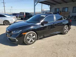 Salvage cars for sale at Los Angeles, CA auction: 2021 Honda Civic LX