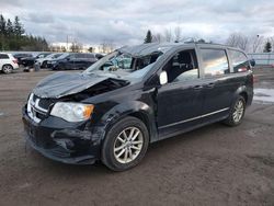 Salvage cars for sale from Copart Bowmanville, ON: 2017 Dodge Grand Caravan SE